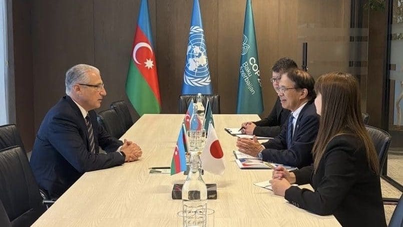 Muxtar Babayev Yaponiyanın Azərbaycandakı səfiri ilə görüşüb