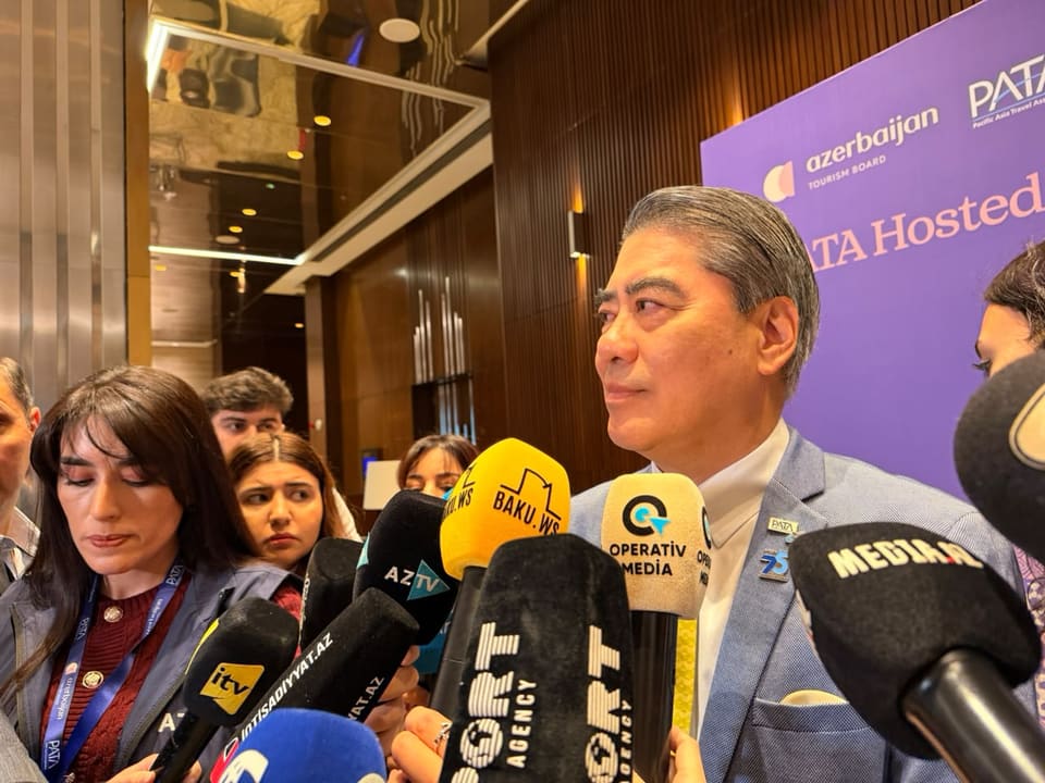 PATA sədri: Azərbaycan Asiya-Sakit Okean regionundan turistlərin cəlb olunmasında maraqlıdır