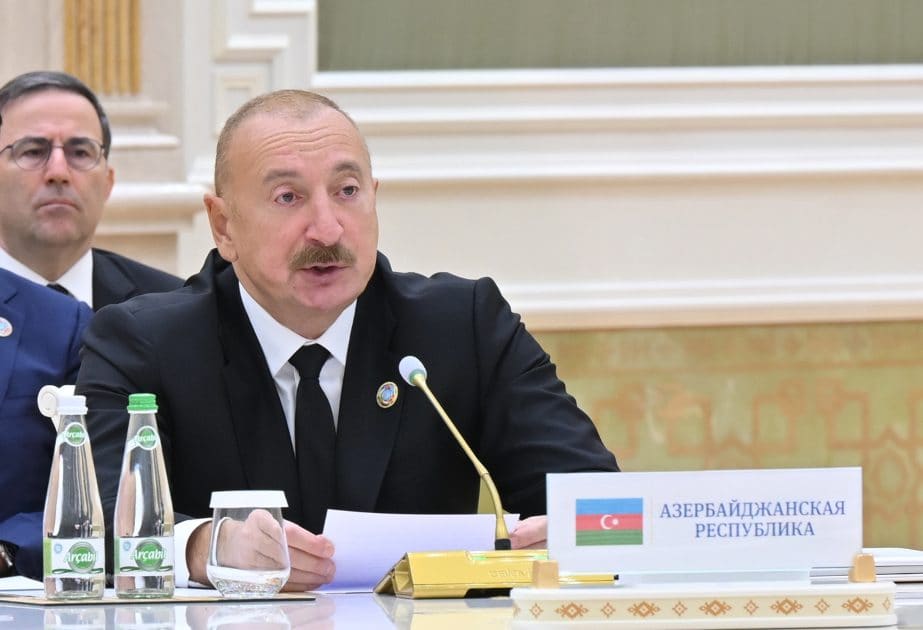 Prezident: Azərbaycan Qazaxıstan və Özbəkistanla birlikdə yaşıl enerji dəhlizi yaratmaq üzərində işləyir