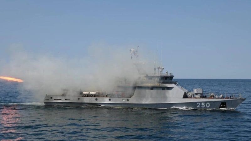 Qazaxıstan Hərbi Dəniz Qüvvələrinin şəxsi heyəti Xəzər dənizində praktiki atış təlimləri keçirir