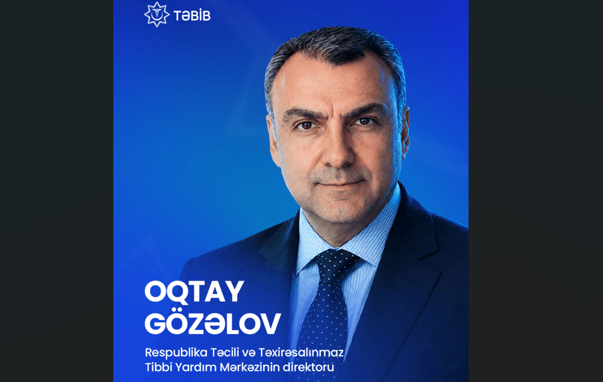 Respublika Təcili və Təxirəsalınmaz Tibbi Yardım Mərkəzinə yeni direktor təyin edilib