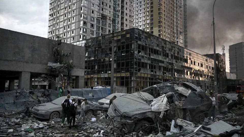Russian drones strike shopping center - UPDATED