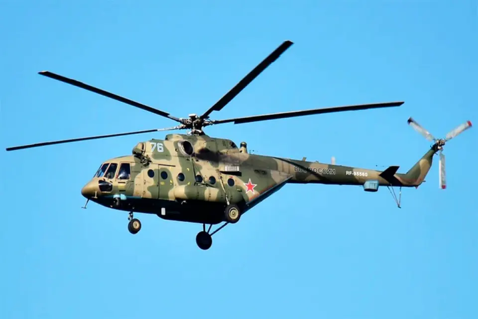 Rusiyada hərbi helikopter qəzaya uğrayıb