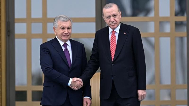 Türkiyə və Özbəkistan liderləri görüşüb