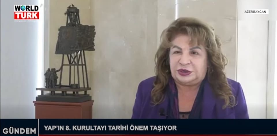 Türkiyənin “World Türk” kanalı YAP-ın VIII Qurultayının tarixi əhəmiyyətindən bəhs edib