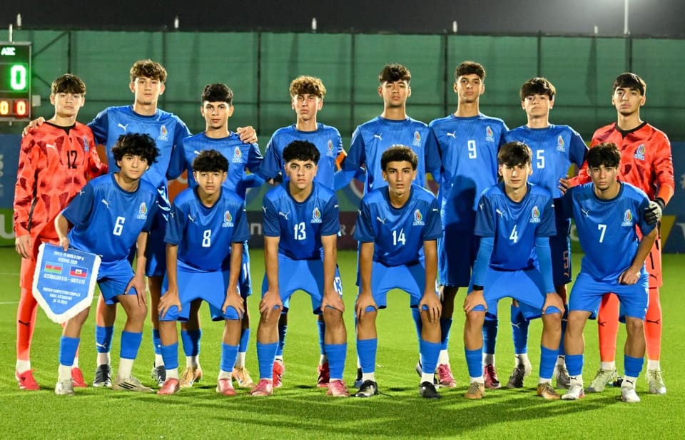 U-15 dünya çempionatı: Azərbaycan millisi Çili ilə qarşılaşacaq