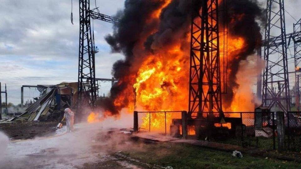Ukraynanın 15-dən çox enerji obyekti hədəfə alınıb
