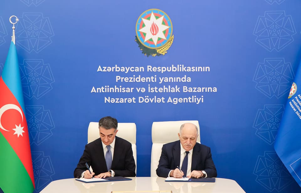 Agentlik və  Sahibkarlar  Təşkilatının Milli Konfederasiyası arasında Əməkdaşlıq Memorandumu imzalanıb