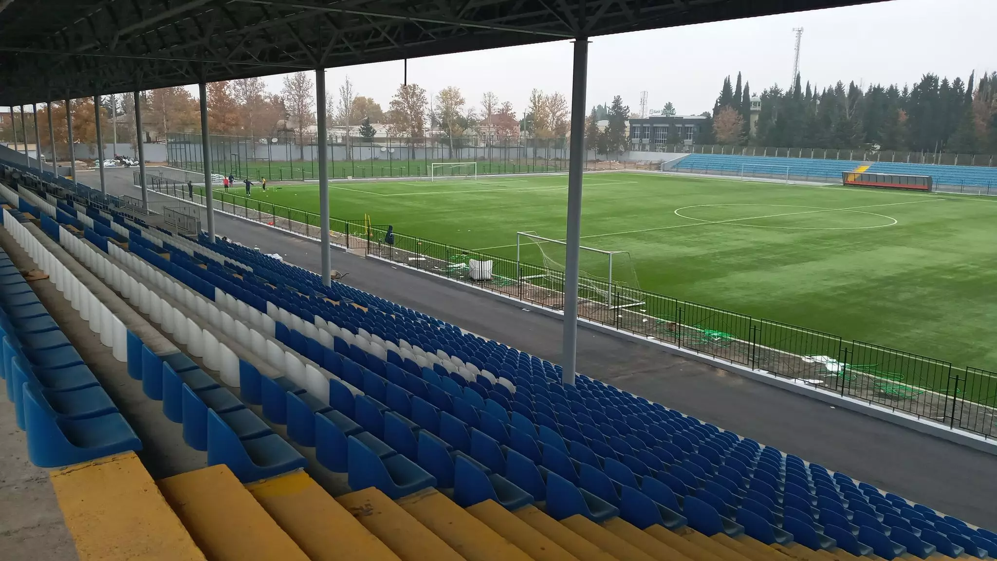 Tovuz şəhər stadionunda yeni elektron tablo quraşdırılıb - FOTO