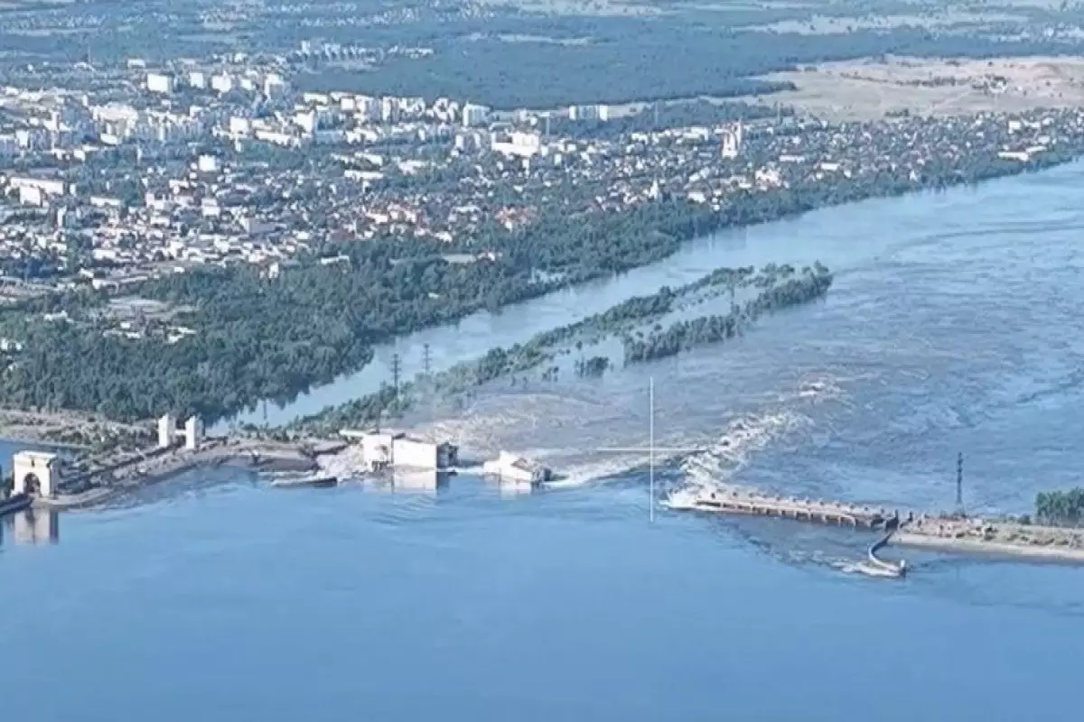 Kaxovka bəndinin dağılmasından sonra ilk ölüm halları qeydə alınıb