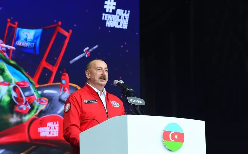 Prezident İlham Əliyevin “TEKNOFEST”də çıxışı Türkiyə mediası tərəfindən geniş işıqlandırılıb