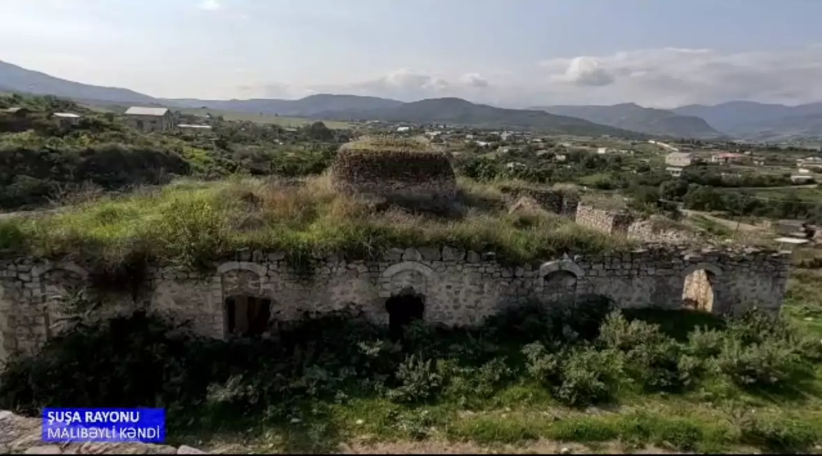 DİN Şuşanın Malıbəyli kəndindən görüntü yayıb - VİDEO