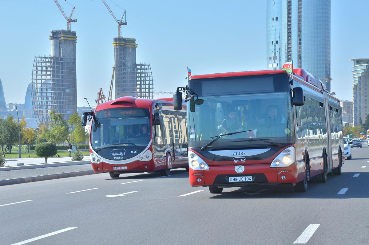 Bakıda 19 avtobusun hərəkəti dəyişdiriləcək