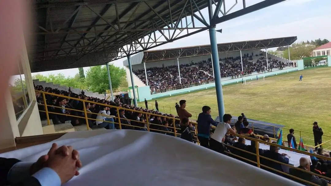 İmişli şəhər stadionunda azarkeş izdihamı - FOTOLAR