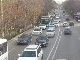 Bakıda hazırda sıxlıq müşahidə olunan yollar - SİYAHI