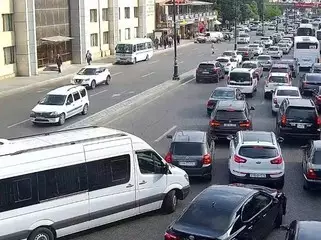 Bakıda hazırda sıxlıq müşahidə olunan yollar - SİYAHI