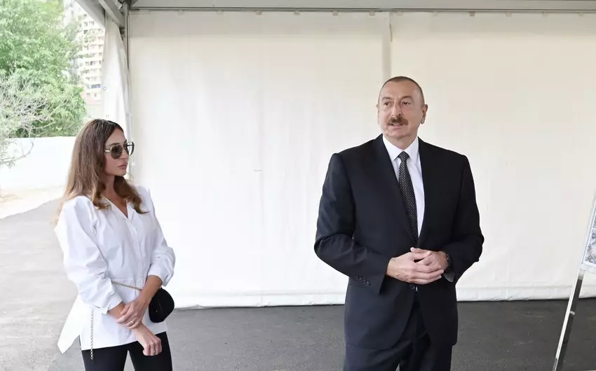 İlham Əliyev və Mehriban Əliyeva Şuşa Otel-Konqres Mərkəzi Kompleksinin açılışında iştirak ediblər