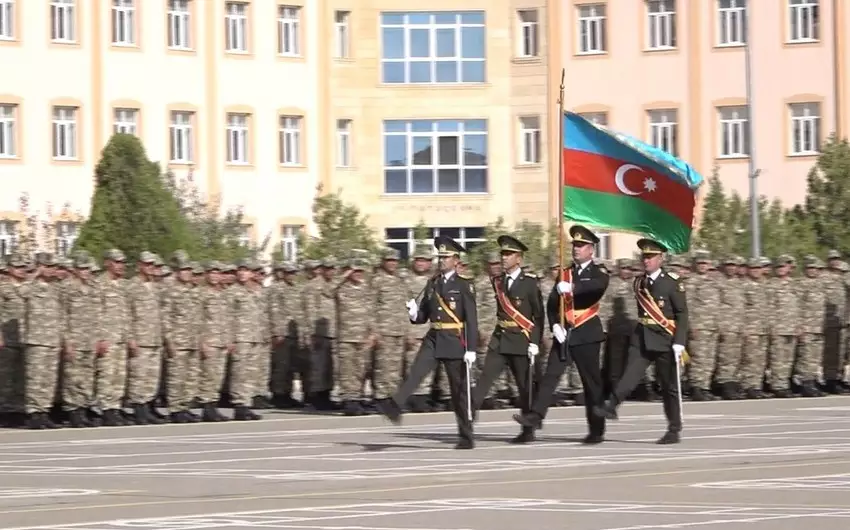 Naxçıvanda ilk milli hərbi hissənin yaradılması qeyd edilib - FOTO