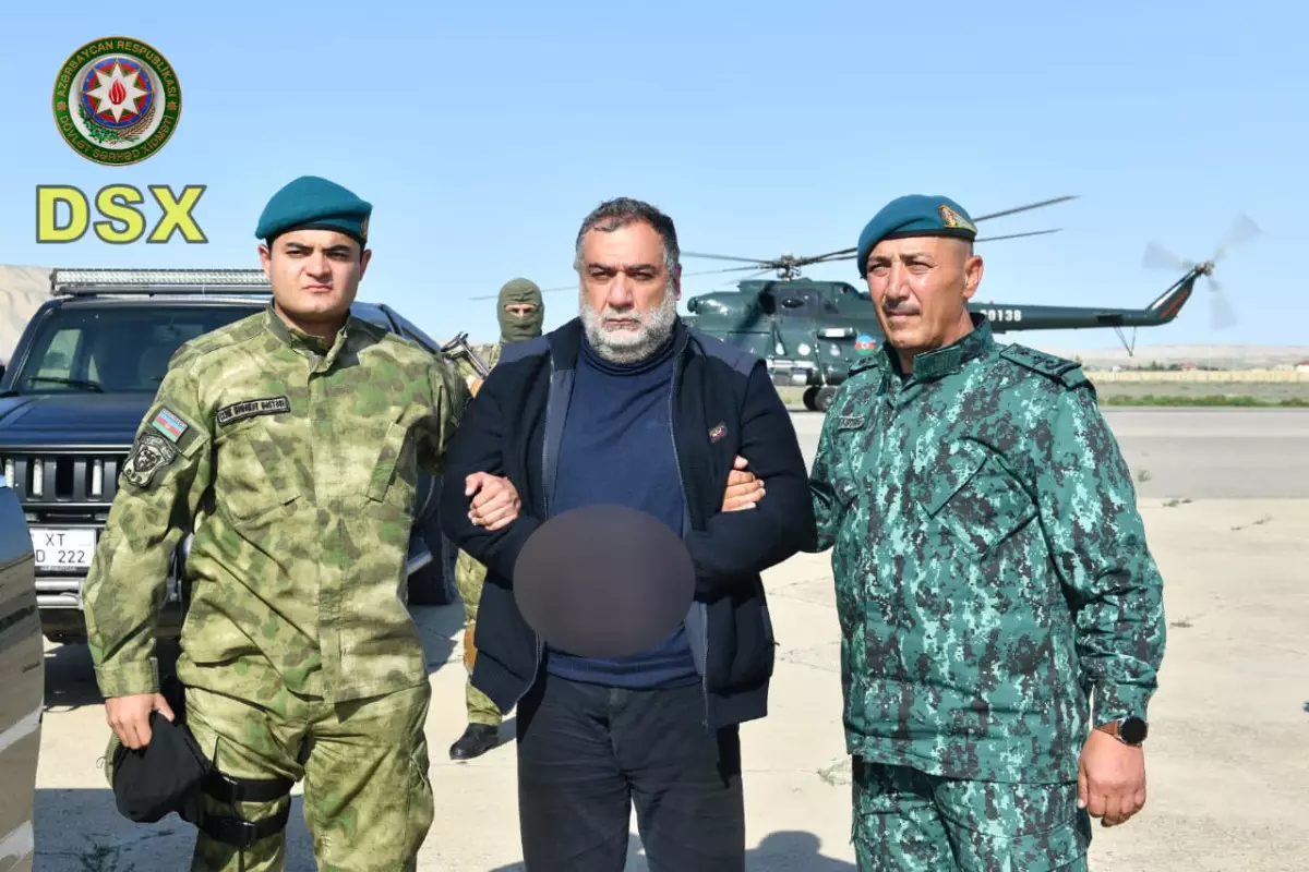 DSX: Ruben Vardanyan Ermənistan istiqamətində hərəkət edərkən saxlanılıb, Bakıya gətirilib - FOTO