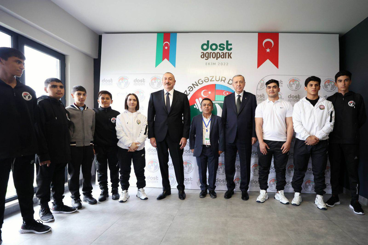 İlham Əliyev və Ərdoğan Zəngilanda “Dost Aqropark”ın I mərhələsinin açılışında iştirak ediblər