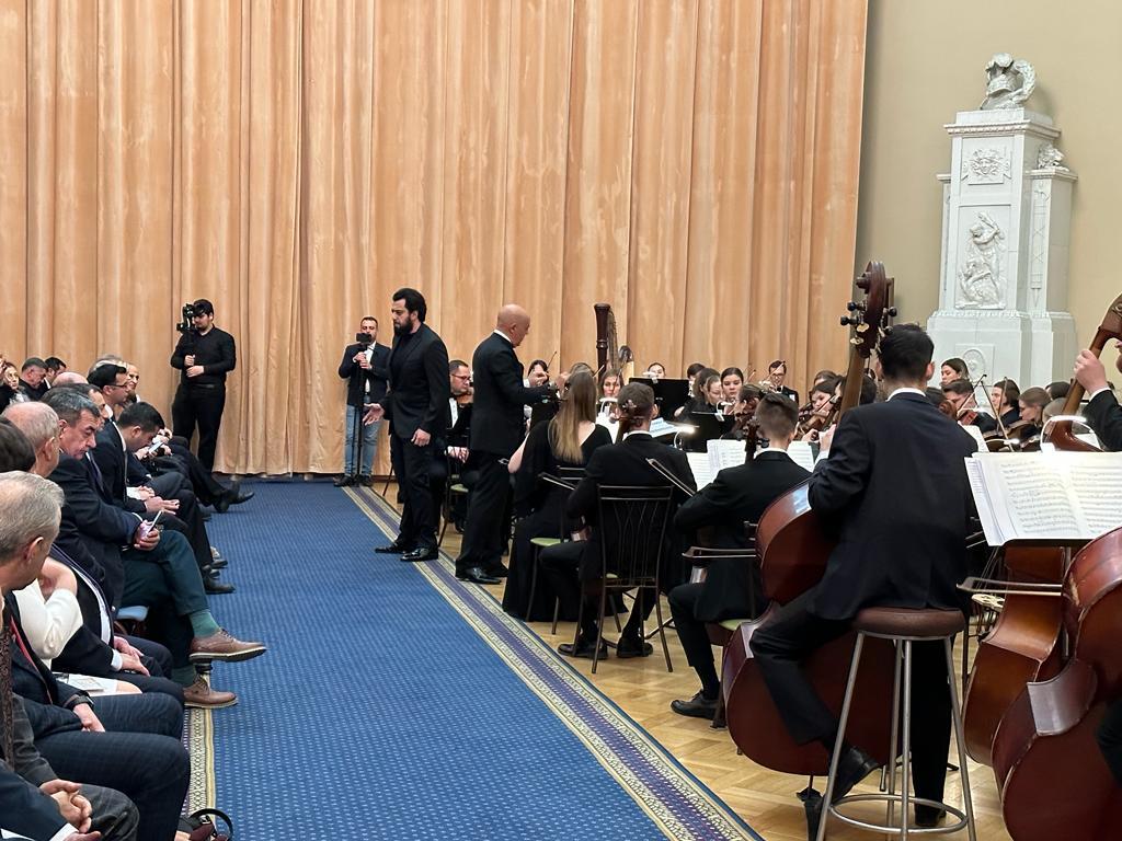 Sankt-Peterburqda Heydər Əliyevin 100 illiyi münasibətilə klassik konsert gecəsi təşkil edilib - FOTO