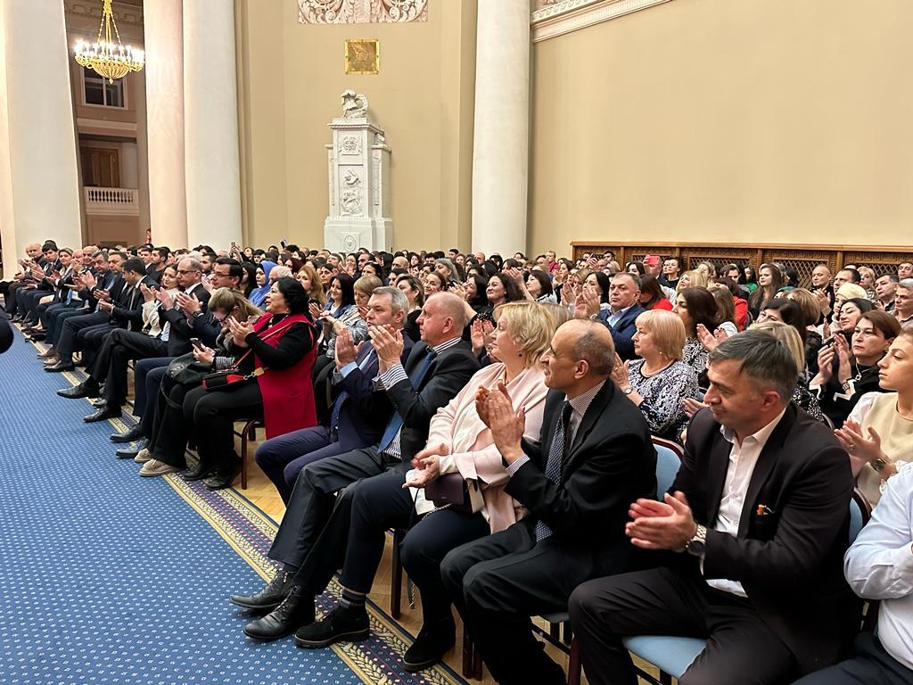 Sankt-Peterburqda Heydər Əliyevin 100 illiyi münasibətilə klassik konsert gecəsi təşkil edilib - FOTO