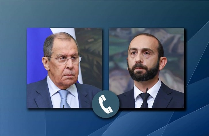 Lavrov və Mirzoyan arasında telefon danışığı olub