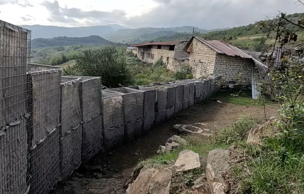 Xocalı rayonu ərazisində tərk edilmiş dayaq məntəqəsi - VİDEO