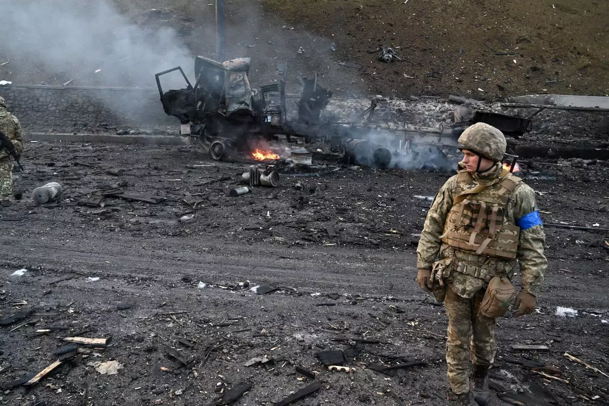 Ukrayna Donetsk regionunda bir kəndi azad edib