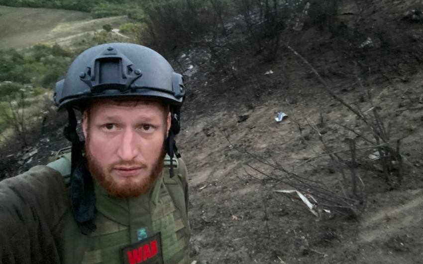 Rusiyalı hərbi jurnalist Semyon Peqov Ukraynada minaya düşüb