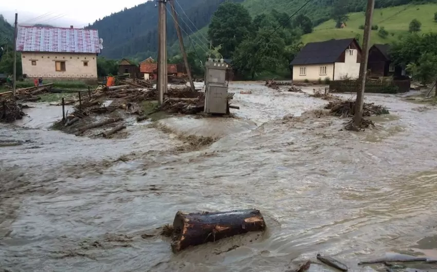 Hidrometeorologiya Xidməti: Bəzi dağ çaylarından qısamüddətli daşqın və sel keçəcəyi gözlənilir