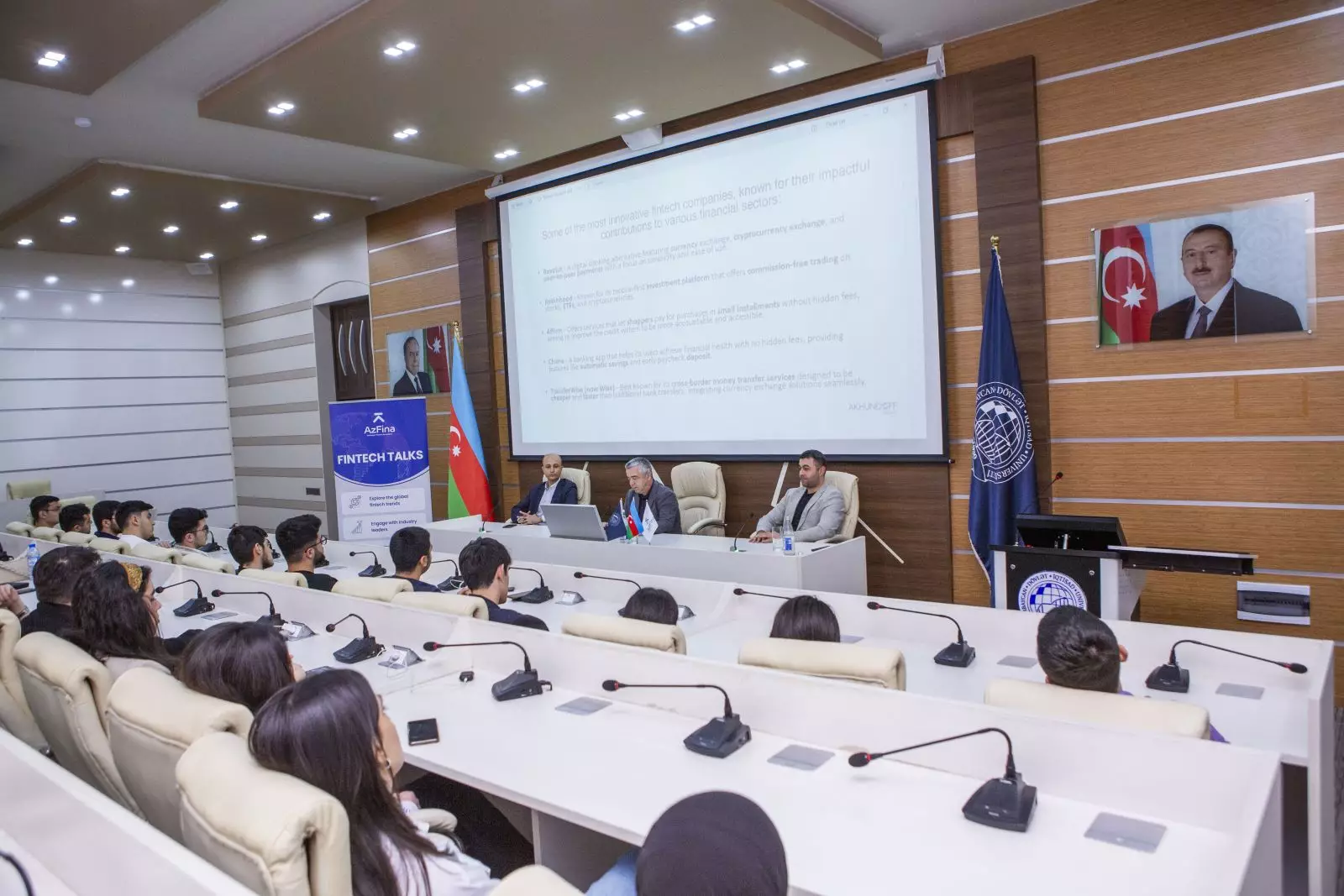 Azərbaycan Fintex Assosiasiyasının "Fintech Talks" layihəsinin ilk görüşü keçirilib - FOTO