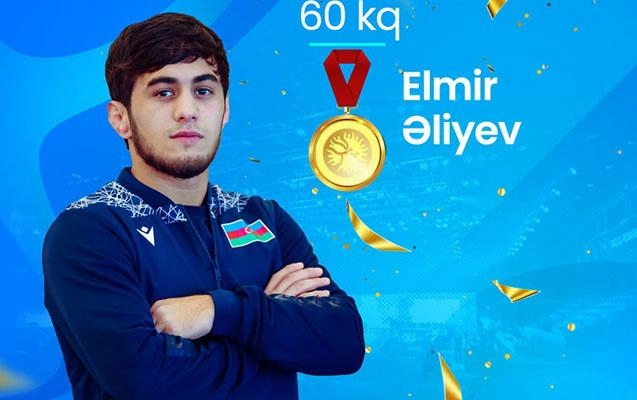 Yunan-Roma güləşçisi Elmir Əliyev qızıl medal qazandı