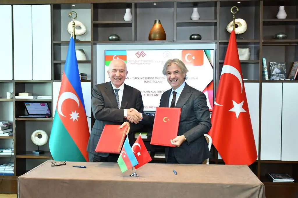 Türkiyə-Azərbaycan II Birgə Mədəniyyət Komissiyasının iclası keçirilib