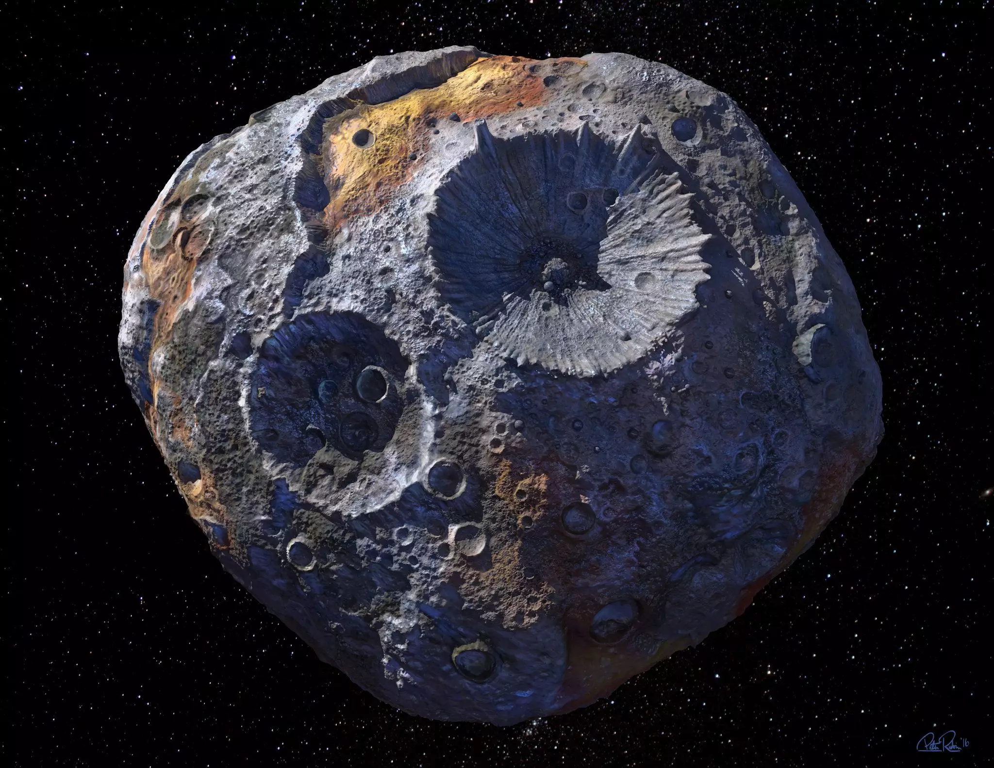 Asteroidin səthində su molekulları aşkar edilib