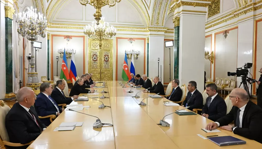 Moskvada Prezident İlham Əliyevin Prezident Vladimir Putinlə görüşü başlayıb - YENİLƏNİB