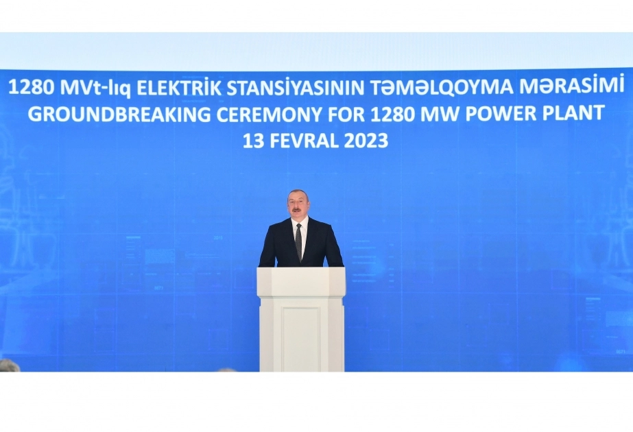 Prezident: "Yeni elektrik stansiyası ölkəmizin enerji potensialını böyük dərəcədə gücləndirəcək"