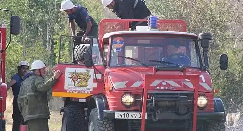 Ermənistanda bazarda güclü yanğın olub