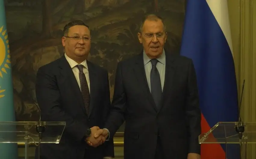 Sergey Lavrov Murat Nurtleu ilə Xəzər dənizində əməkdaşlığı müzakirə edib