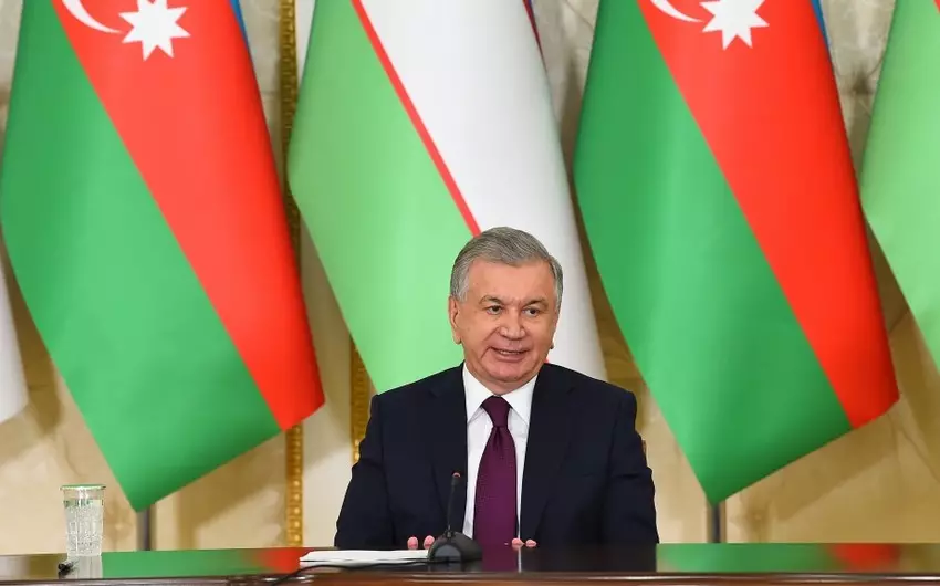 Mirziyoyev: "Azərbaycan ilə Özbəkistan arasında aviareyslərin sayının artırılması barədə razılığa gəldik"