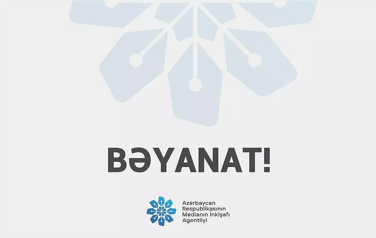 MEDİA bəyanat yayıb