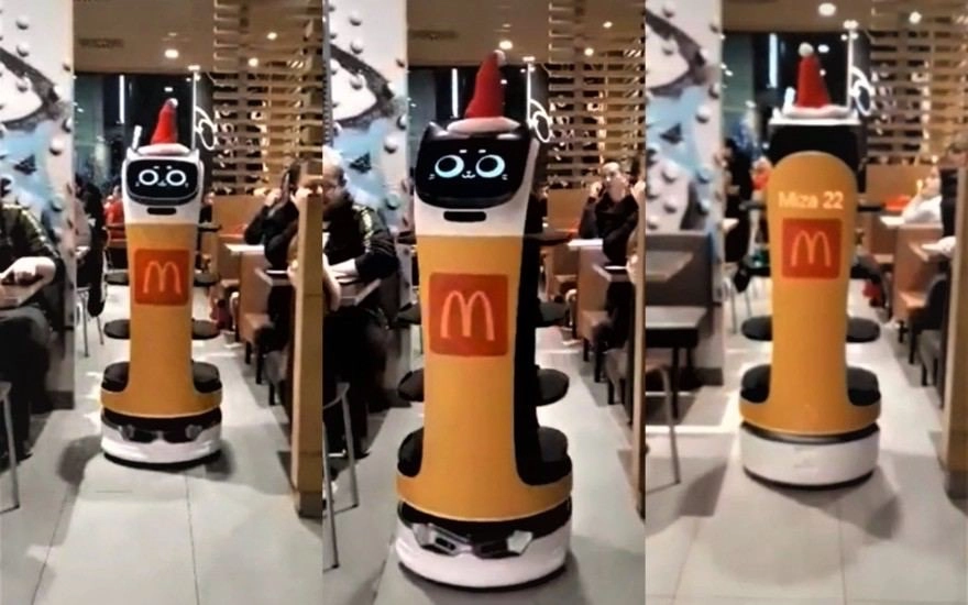 Gürcüstanda "McDonalds"da artıq robotlar xidmət göstərəcək