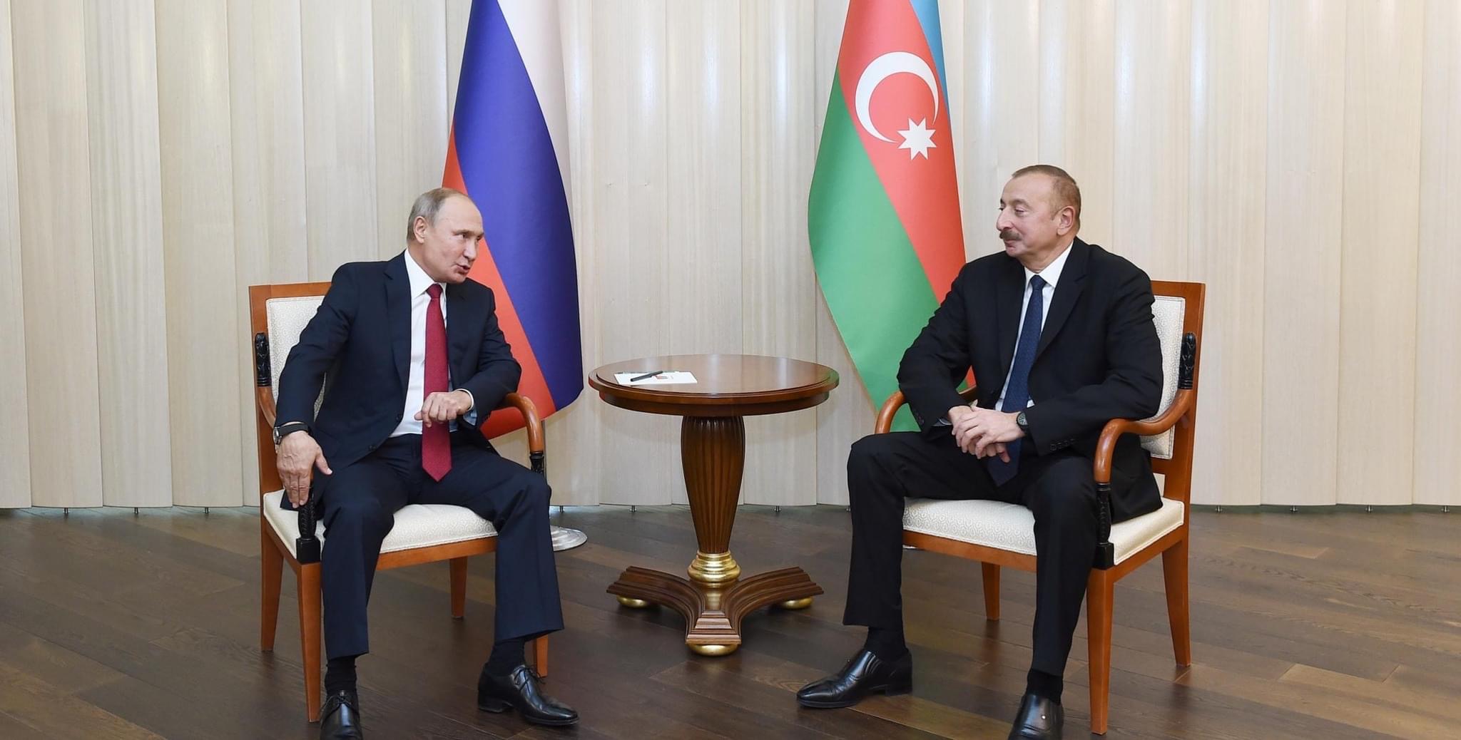 Putin və İlham Əliyev arasında telefon danışığı baş tutub