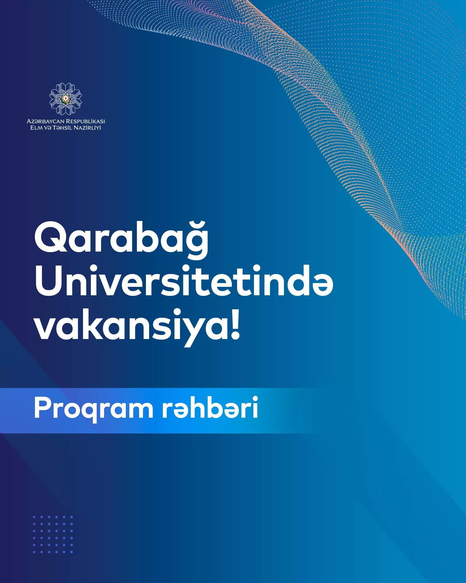 Qarabağ Universitetində ilk vakansiya elan edilib