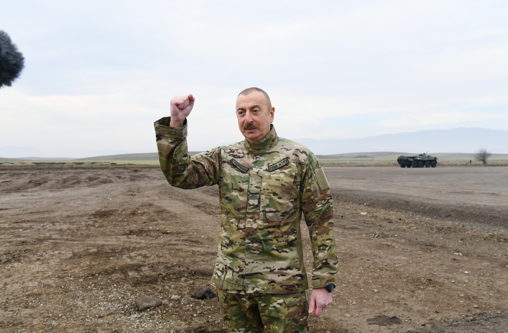 Dövlət başçısı: İndiki Azərbaycan Ordusu iki il bundan əvvəlki Azərbaycan Ordusundan daha güclüdür