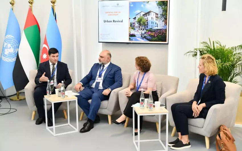 Dövlət Şəhərsalma və Arxitektura Komitəsinin nümayəndə heyəti COP28-də iştirak edir