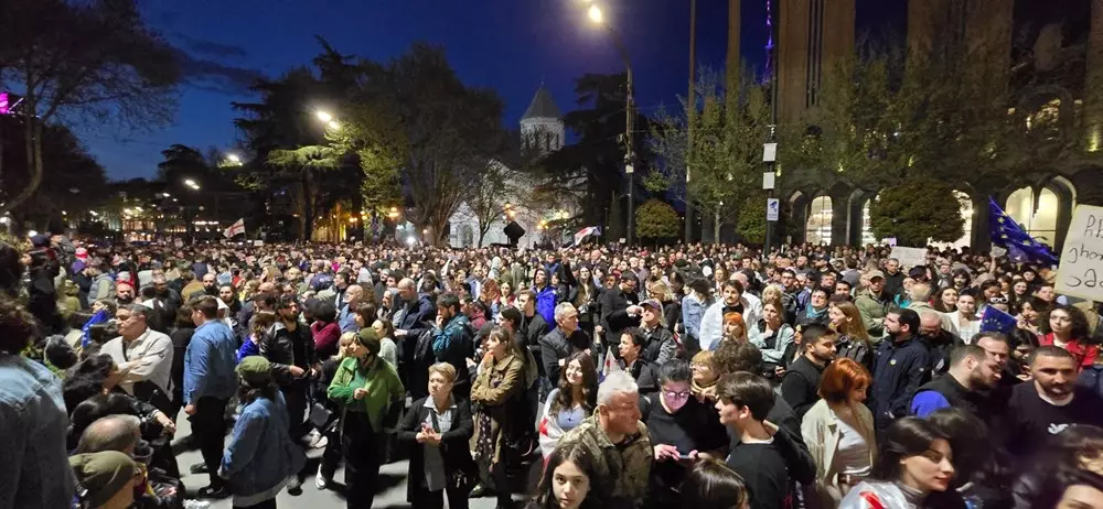 Tbilisidə keçirilən aksiyada 23 nəfər saxlanılıb