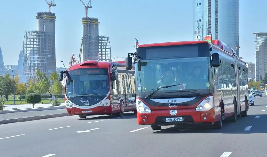 BNA: 116 avtobus gecikmə ilə hərəkət edir