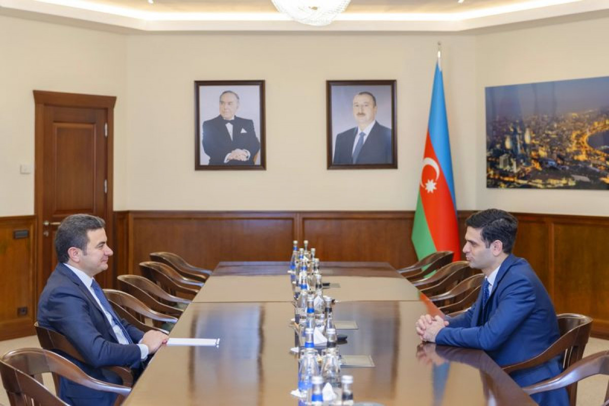 Samir Rzayev IV "Yüksəliş" müsabiqəsinin qalibi ilə görüşüb