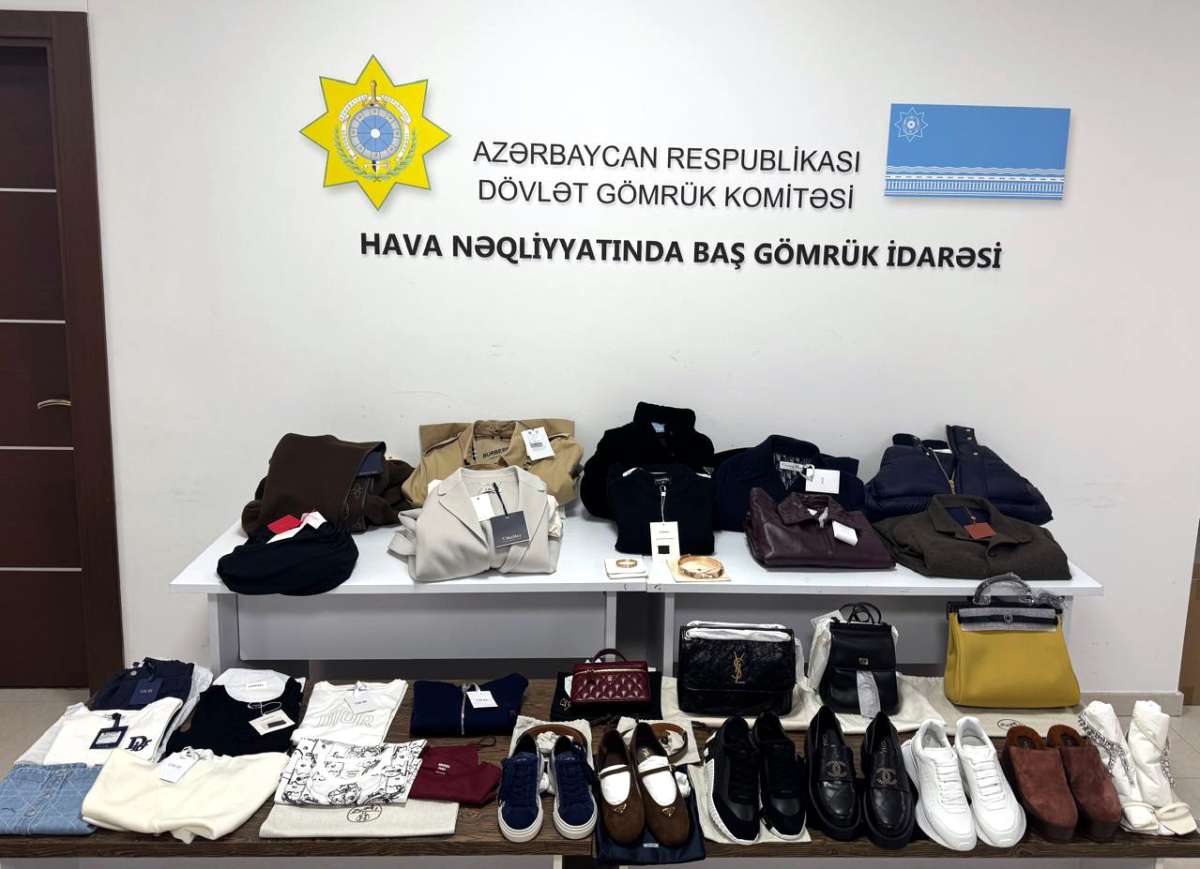 Ankara-Bakı reysinin sərnişini gömrükdə böyük həcmdə brend mallarla tutulub